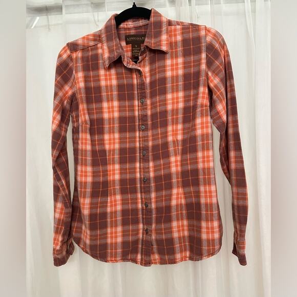 Women’s size S Lincoln Outfitters Long Sleeved Button Sown Flannel - Picture 1 of 7